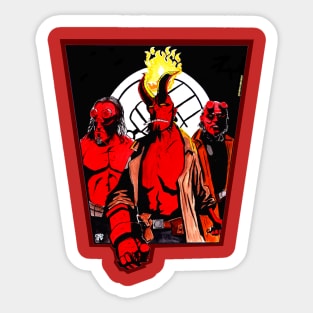 Hellboys - Fanart Sticker